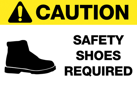 Caution Safety Shoes